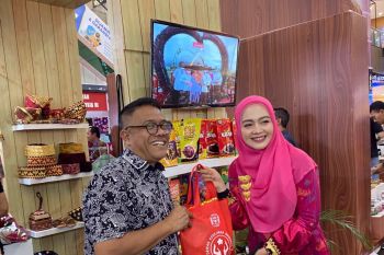 Ketua Dekranasda Lampung Selatan promosikan kerajinan khas di ITTIE Batam