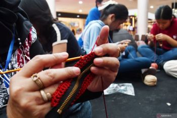 Pelatihan merajut di Kota Madiun