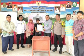 Baznas Kotim salurkan bantuan rumah layak huni