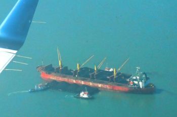 Patroli Udara Bakamla RI pantau kepadatan jalur lintas laut Batam
