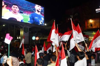 Nonton bareng Timnas Indonesia di Madiun