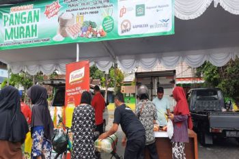 Dinas Pertanian Kulon Progo mengadakan pangan murah bantu masyarakat