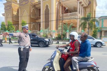 Polres Jayapura berharap masyarakat tingkatkan kesadaran berlalu lintas