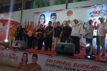 Empat parpol nonparlemen di Semarang merapat ke Agustina-Iswar