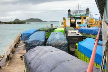 Pengamanan Pelabuhan Bakauheni Lampung diperketat jelang pelantikan Presiden