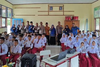 Polres Bengkalis gelar sosialisasi anti perundungan ke murid SD