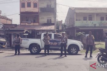 Patroli skala besar Polres Inhu pantau keamanan jelang pelantikan presiden