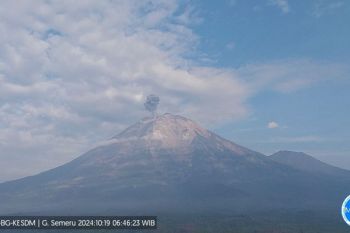 Gunung Semeru kembali erupsi pada Sabtu