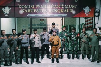 Jaga stabilitas keamanan nasional, Polsek Bengkalis patroli ke objek vital negara