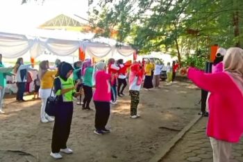Turunkan kasus stunting, Dinkes Pesisir Selatan laksanakan Gerakan Bumil Sehat di Pantai Sago