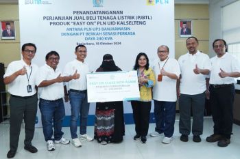 PLN-CV Berkah Serasi Perkasa jalin kerja sama jual beli tenaga listrik