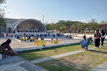 Pengunjung Taman Loang Baloq Mataram capai 1.500 orang di akhir pekan