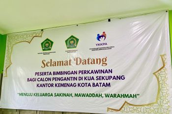 Kemenag Kota Batam berikan bimbingan calon pengantin tekan perceraian