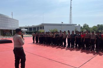 Latihan Dalmas (Pengendalian Massa) Bintara dan Tamtama Remaja Polda Kaltara