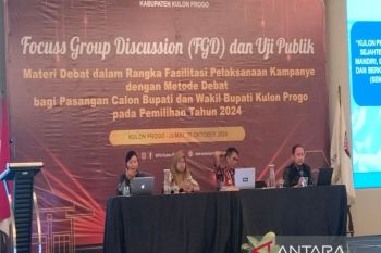 KPU Kulon Progo finalisasi materi debat pasangan calon peserta Pilkada 2024