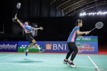Munggaran/Ramadhani gagal melaju ke final Indonesia International Challenge 2024
