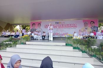 Perwosi NTB gelar senam peringati bulan kesadaran kanker payudara