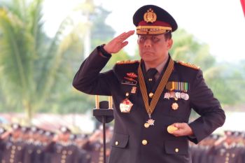 Kapolda Kaltara Pimpin Upacara Hari Sumpah Pemuda Yang ke-96 di Lapangan Merah Mapolda Kaltara