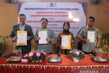 Lapas Gorontalo-BRI kerja sama transaksi digital bagi WBP