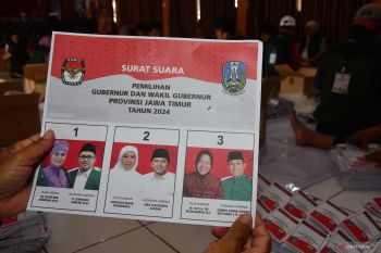 Pelipatan surat suara Pilkada di Madiun
