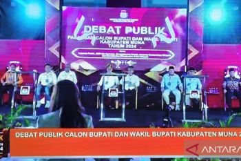 KPU Muna : Debat kandidat lima Paslon sebuah proses yang mendidik