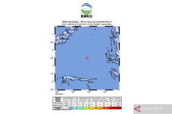 Kota Sanana diguncang gempa 5,4 magnitudo akibat deformasi kerak bumi