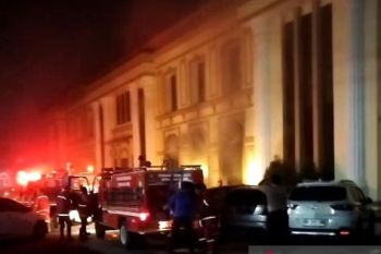 Kebakaran ruangan Samapta Polresta Jambi disebabkan percikan dari gangguan kelistrikan