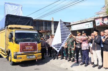 Pj Wako lepas keberangkatan logistik PSU-MK