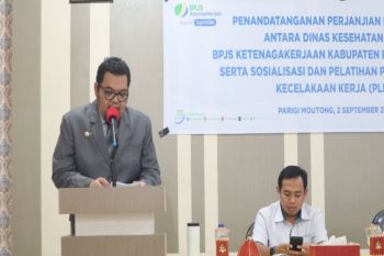 Pemkab Parimo komitmen tingkatkan kepesertaan Jamsostek
