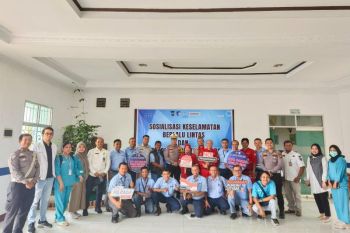 Kunjungi PT IKPP, Satlantas Polres Siak sosialisasi keselamatan berlalu lintas dan pilkada damai