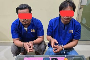 Dua tersangka pengedar 20 paket sabu ditangkap Polres Dumai