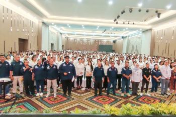 KPU Kota Kupang lantik 3.864 orang anggota KPPS