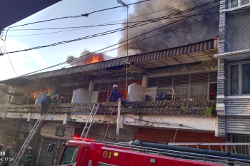 Kebakaran Kawasan Pasar Raya Padang