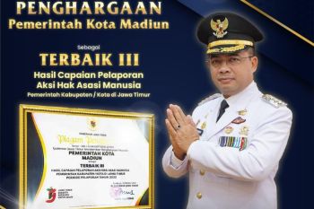 Kota Madiun raih terbaik ketiga Penghargaan RANHAM Jawa Timur