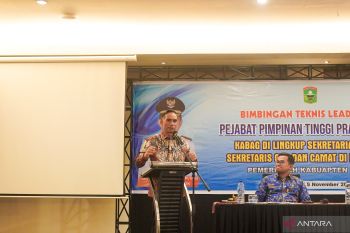 Pemkab Solok harapkan bimtek leadership bangun kebersamaan ASN