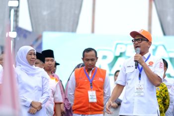 Jurkamnas PKS bakar semangat rendukung saat kampanye akbar Khofifah-Emil