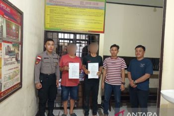 Polres Bengkayang Kalbar tangkap dua pelaku judi Liong Fu