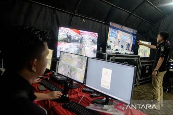 Pengamanan debat perdana Pilgub Jabar 2024