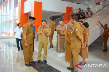 Rekonstruksi gedung kantor bupati rampung dikerjakan