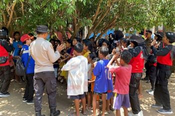 Polda NTT lakukan pemulihan trauma bagi anak-anak korban erupsi Lewotobi