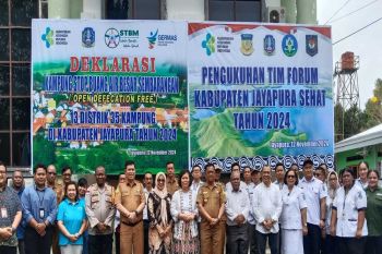 Dinkes Jayapura deklarasi stop buang air besar sembarangan di 35 kampung