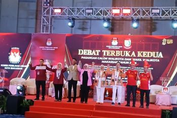 Debat kandidat Pilkada Makassar adu gagasan ssoal penanganan perkotaan