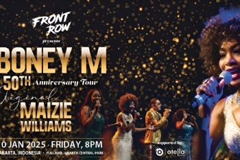 Legenda disko Boney M gelar konser 50 tahun berkarier di Jakarta