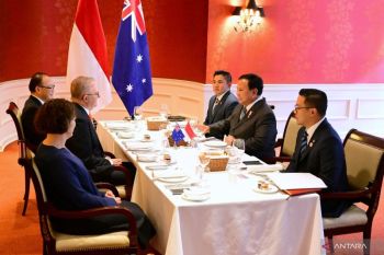 Presiden Prabowo terima kunjungan dan santap pagi bersama PM Australia