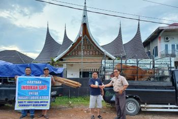 PT BRM Salurkan CSR di Sembilan Koto Dharmasraya