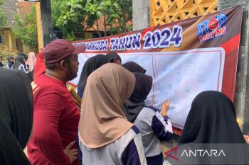 Siswa SMPN 2 Selopampang deklarasi  antiperundungan