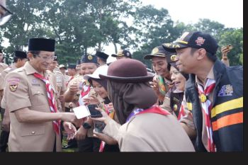 Menteri Agama wajibkan kegiatan kepramukaan di madrasah dan pesantren