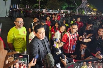 Ketum Erick sumringah kemenangan pertama di kualifikasi Piala Dunia