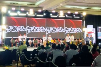 Debat publik ketiga calon Wali-Wawali Manado cukup panas