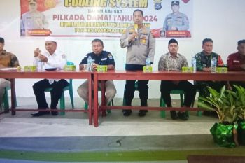 Polres Pasaman Barat sosialisasikan pilkada aman ke masyarakat
